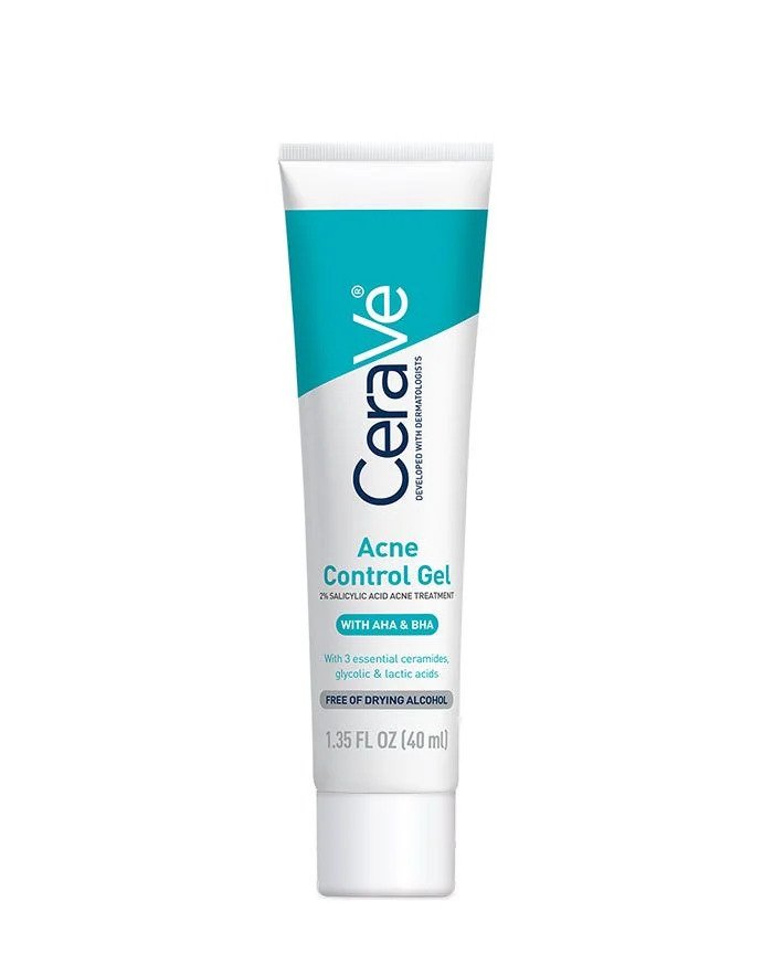 CeraVe AHA BHA Acne Control Gel - 40ml | جل سيرافي لعلاج حب الشباب بالأحماض AHA و BHA 🔥✨