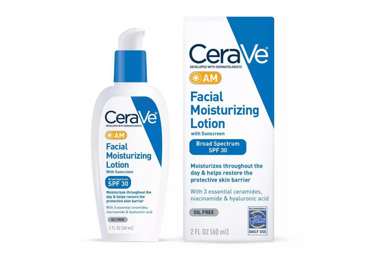 CeraVe AM Facial Moisturizing Lotion with SPF 30 | مرطب الوجه الصباحي من سيرافي مع واقي شمس ☀️💧