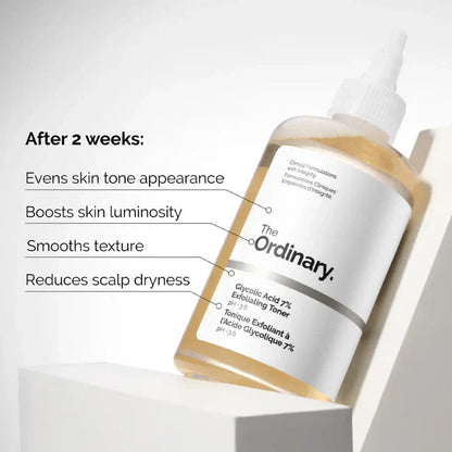 The Ordinary Glycolic Acid 7% Toning Solution - 240ml | ذا اوردينري تونر مقشر بحمض الجليكوليك 7% 🔥✨