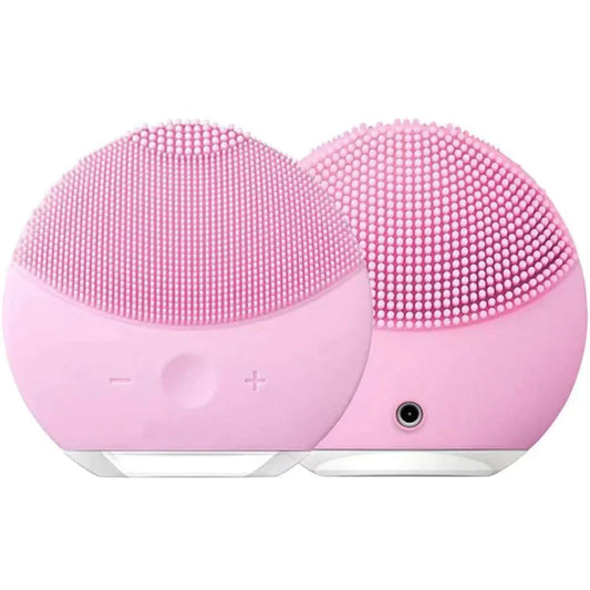 🌸 Mini Ultrasonic Facial Cleansing Brush | فرشاة تنظيف الوجه بالموجات فوق الصوتية