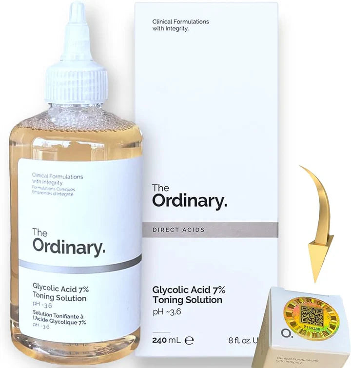 The Ordinary Glycolic Acid 7% Toning Solution - 240ml | ذا اوردينري تونر مقشر بحمض الجليكوليك 7% 🔥✨